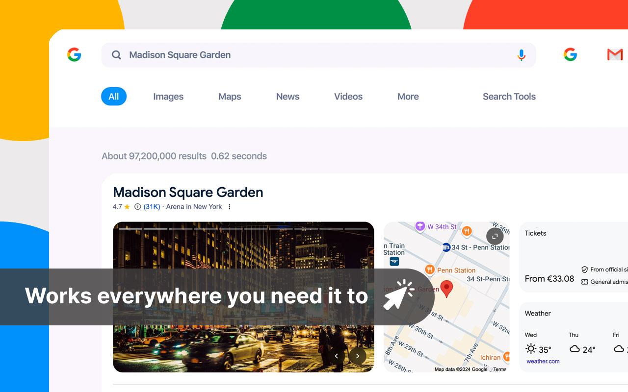 一键打开谷歌地图