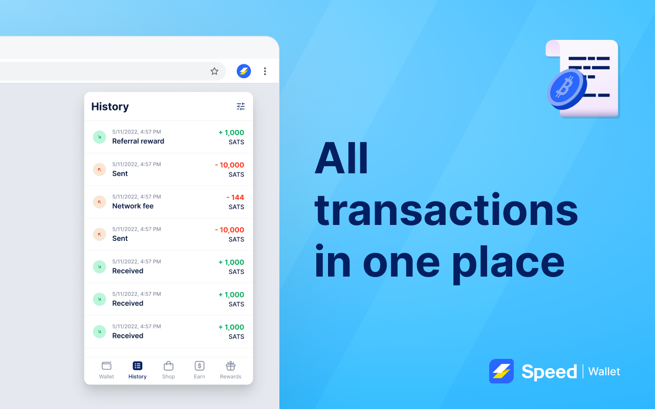 Speed Bitcoin Lightning Wallet