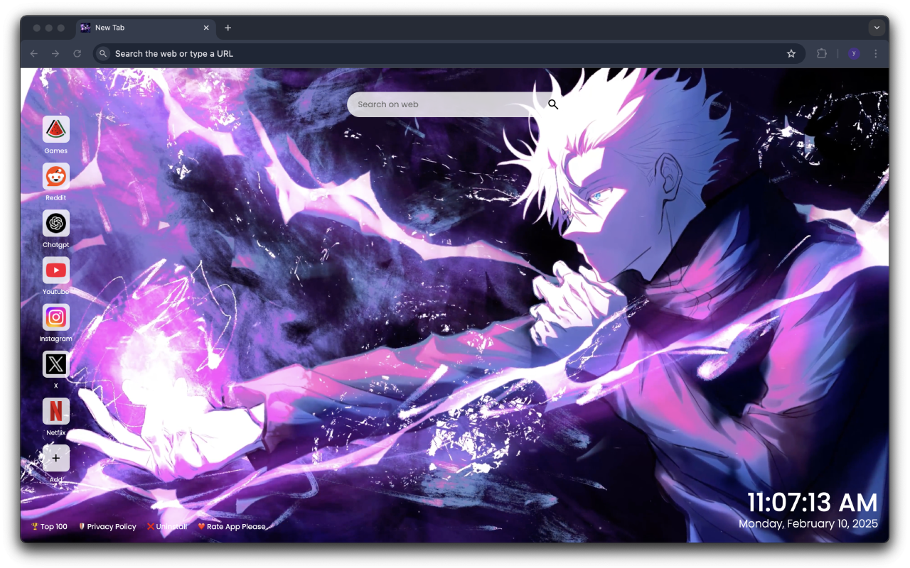 Satoru Gojo: Jujutsu Sorcerer Live Wallpaper