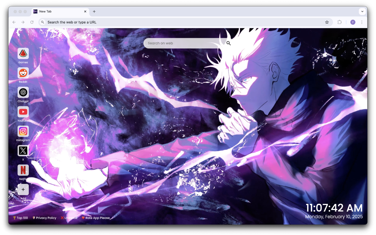 Satoru Gojo: Jujutsu Sorcerer Live Wallpaper