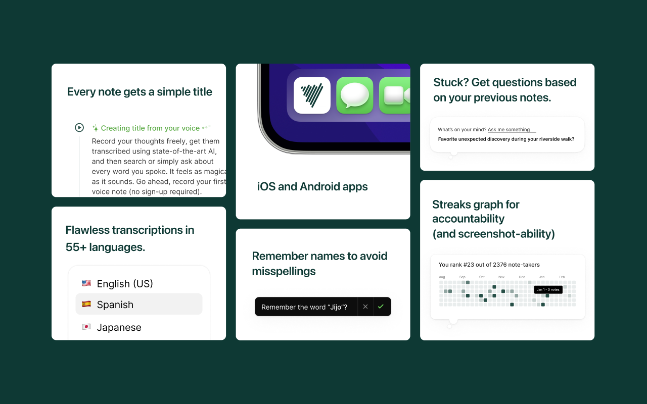 Voicenotes AI: Transcribe Notes and Meetings