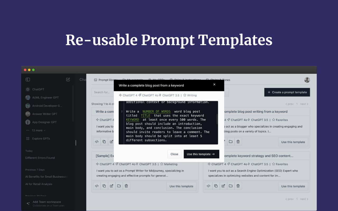 Promptmatic: Superpower ChatGPT
