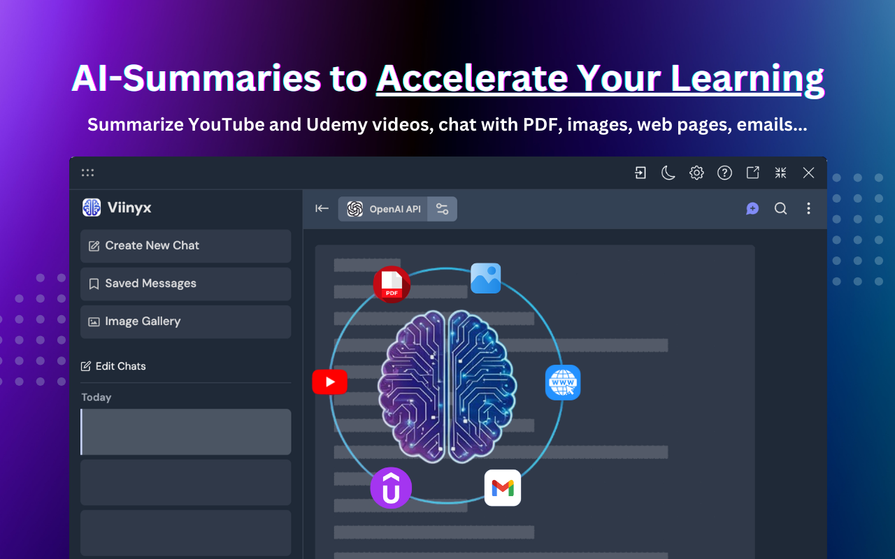 维尼克斯 - 人工智能助手 (ChatGPT, GPT-4o, Claude, Gemini)