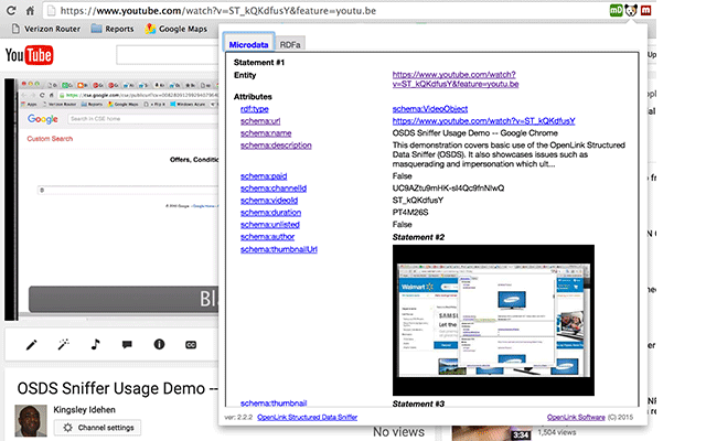 OpenLink Structured Data Sniffer