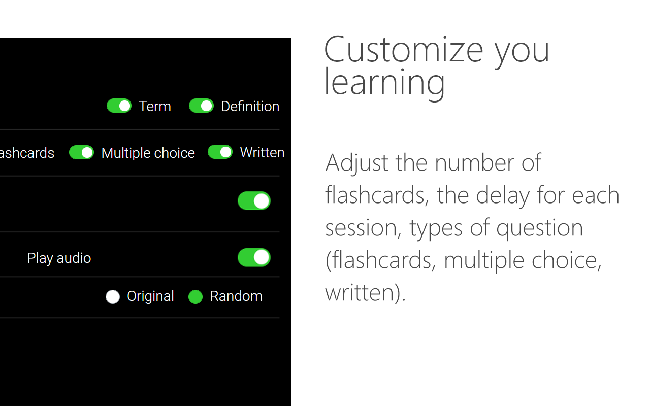 Studylib New Tab - Startpage with flashcards