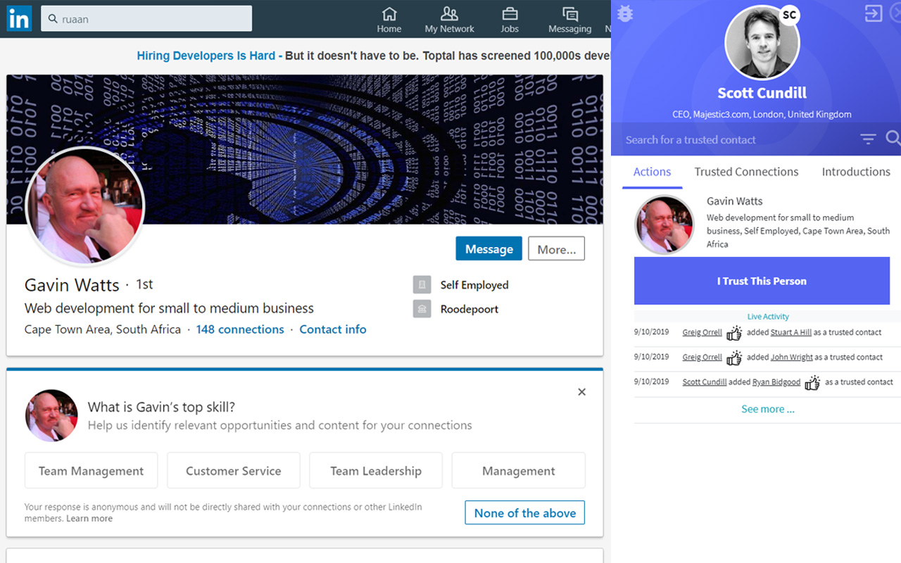 My Most Trusted Network