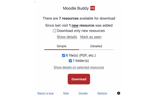 Moodle Buddy