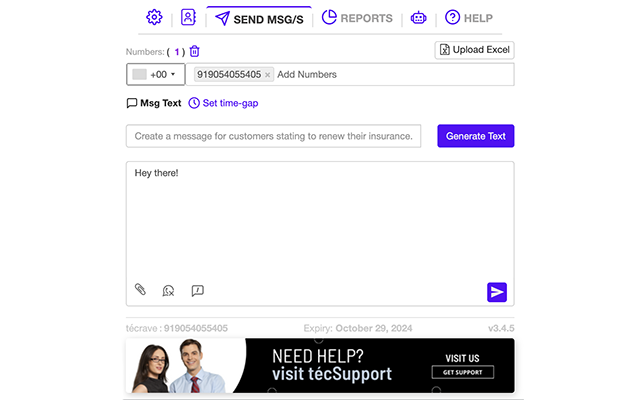 Free Bulk Sender for Messenger ⚡️ by AI
