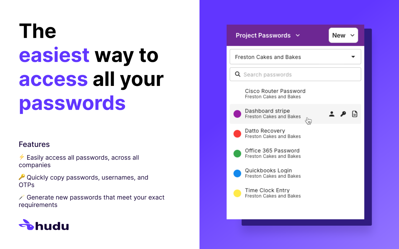 Hudu Chrome Extension
