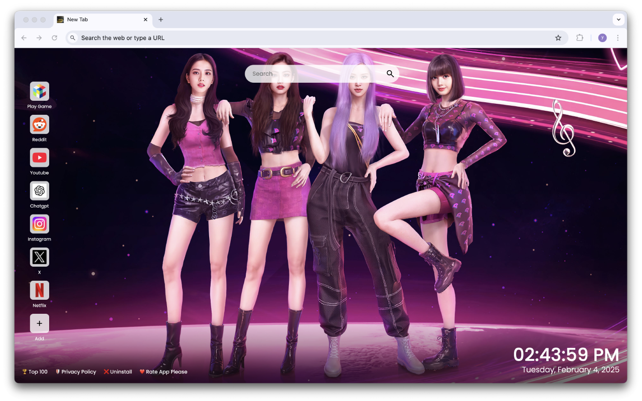 BLACKPINK Wallpapers New Tab Lisa Rose Jennie Jisoo
