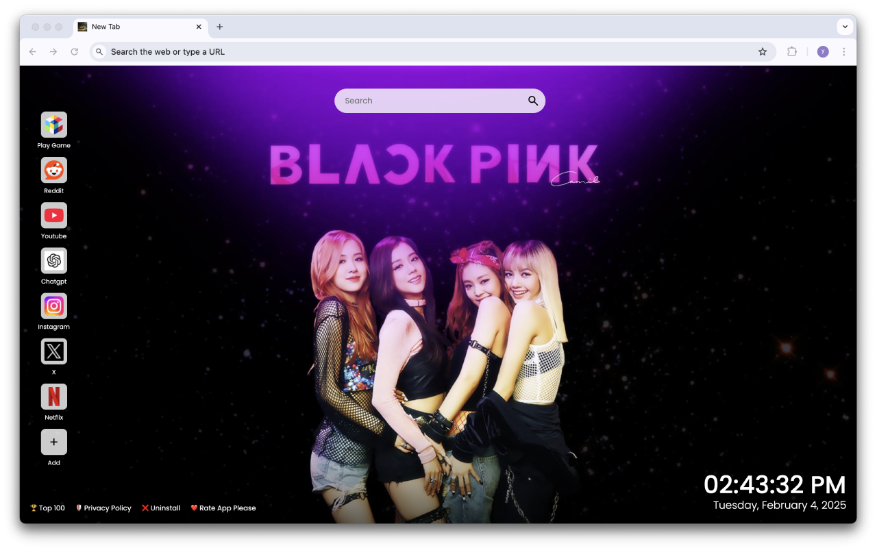 BLACKPINK Wallpapers New Tab Lisa Rose Jennie Jisoo