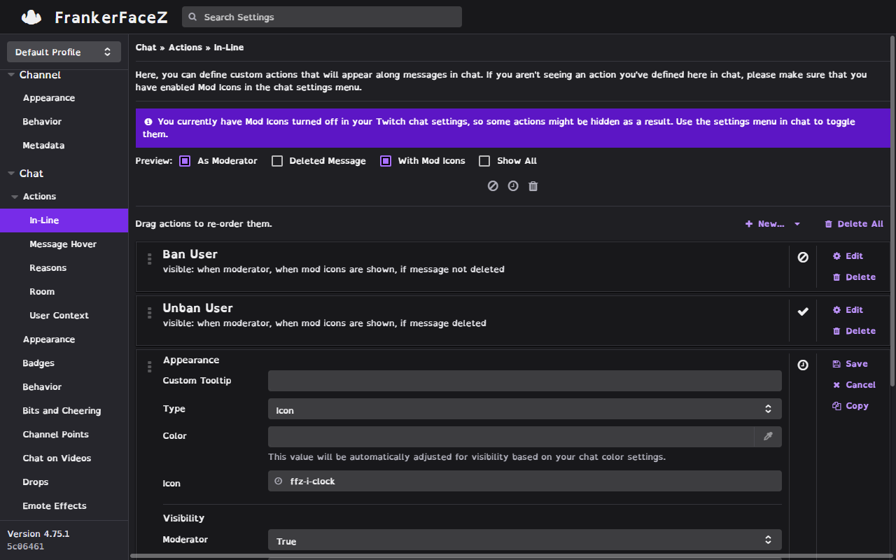 FrankerFaceZ Nightly