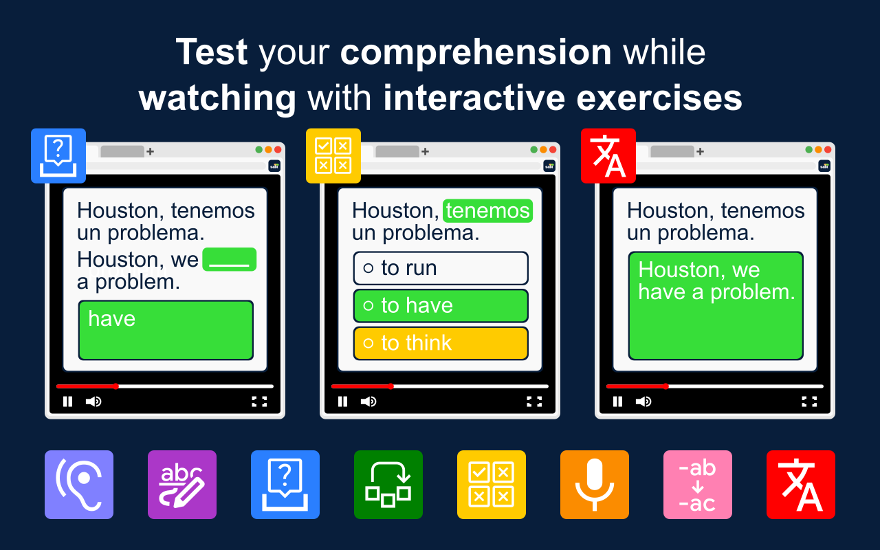 Sabi - Language Learning with Netflix, YouTube, Disney+, Prime Video, Viki