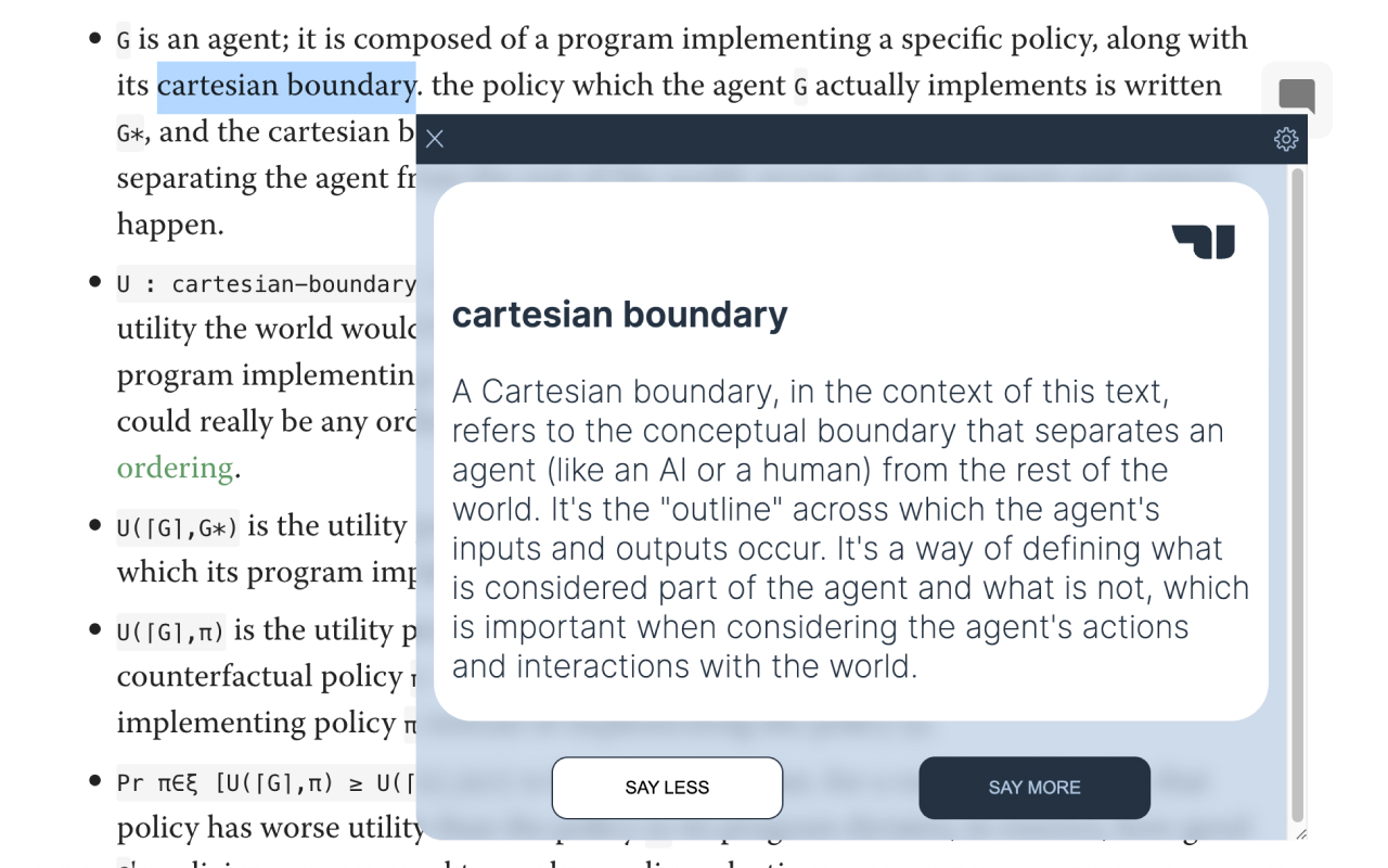 Explain AI - Explain anything in its context
