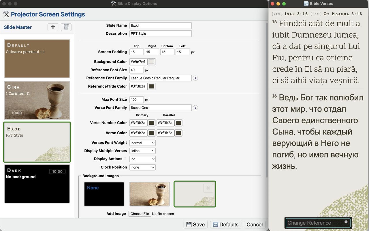 Project verses from bible.com