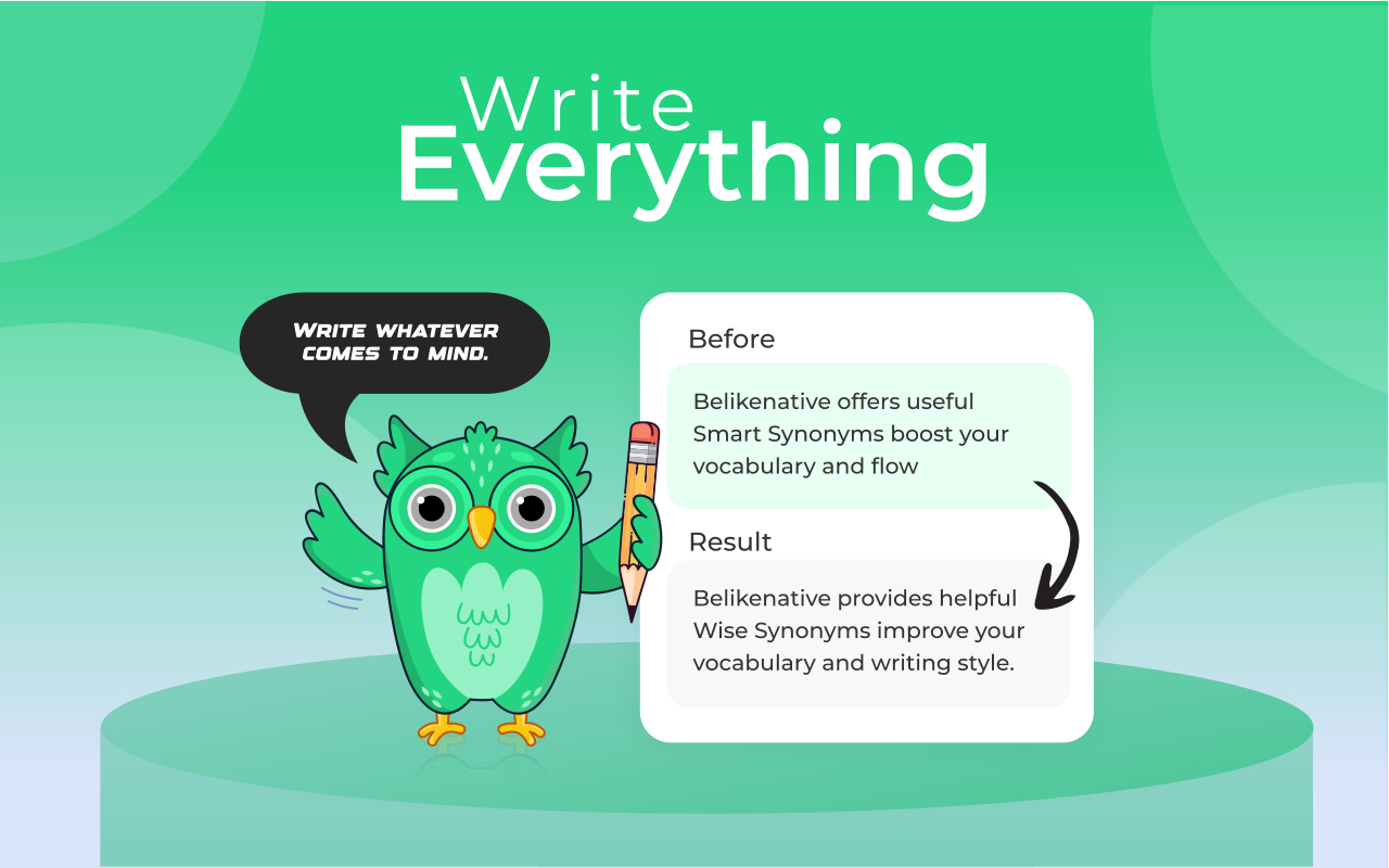 BeLikeNative: AI Writing with Shortcuts - Paraphrase, Translate, and More