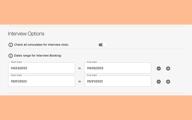 Easy Slot Booking - USA (CGI)