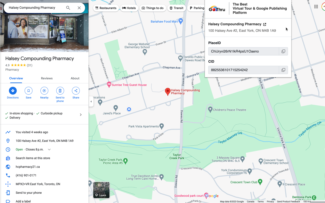 GMB Page - CID & PlaceID Finder