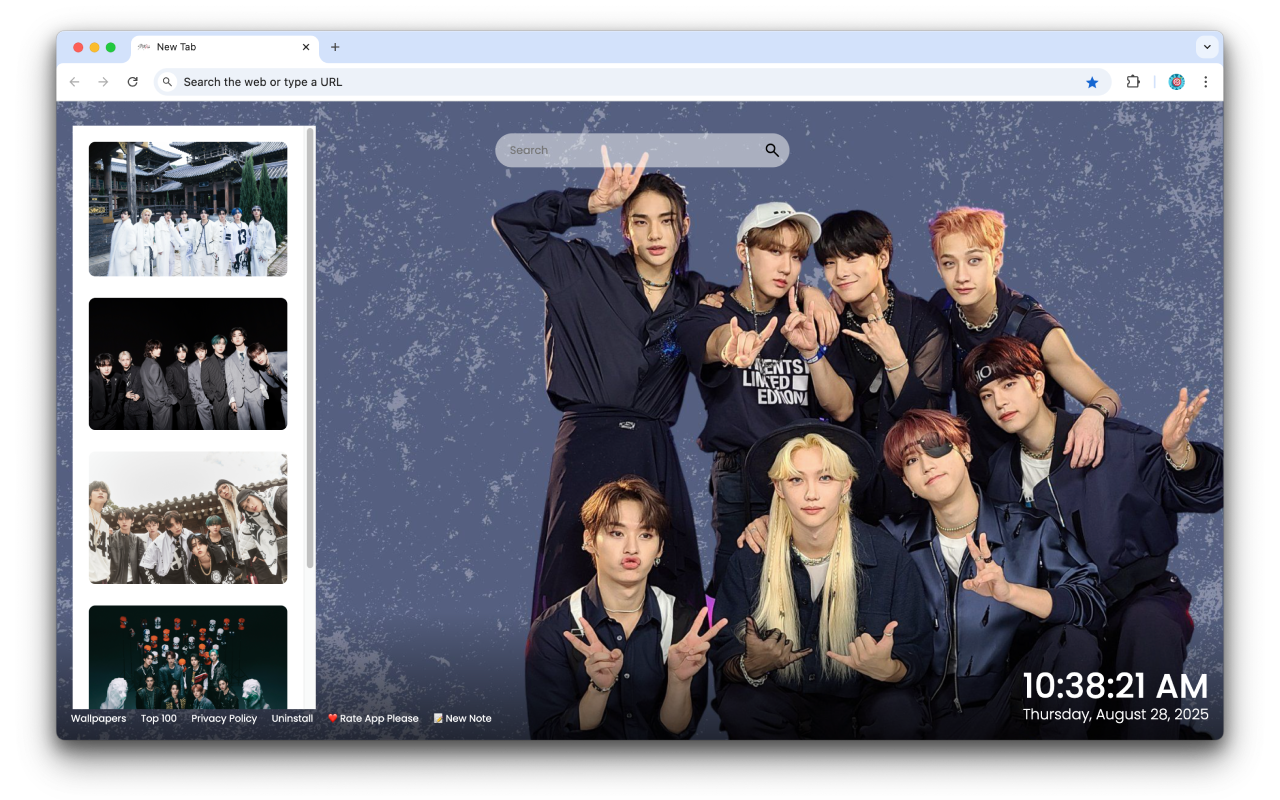 Stray Kids Wallpapers New Tab by Gameograf