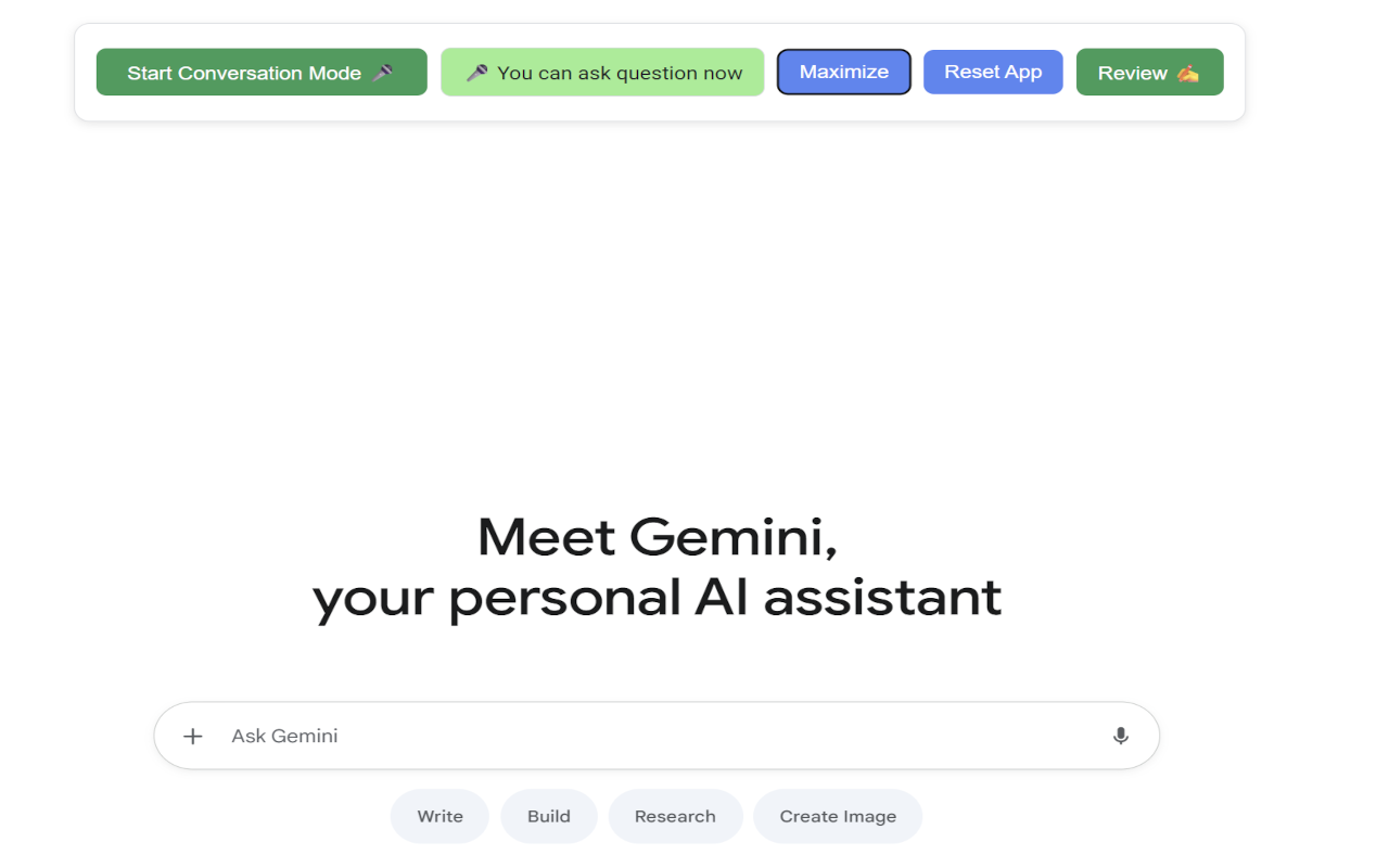 Two Way Voice for Gemini ™