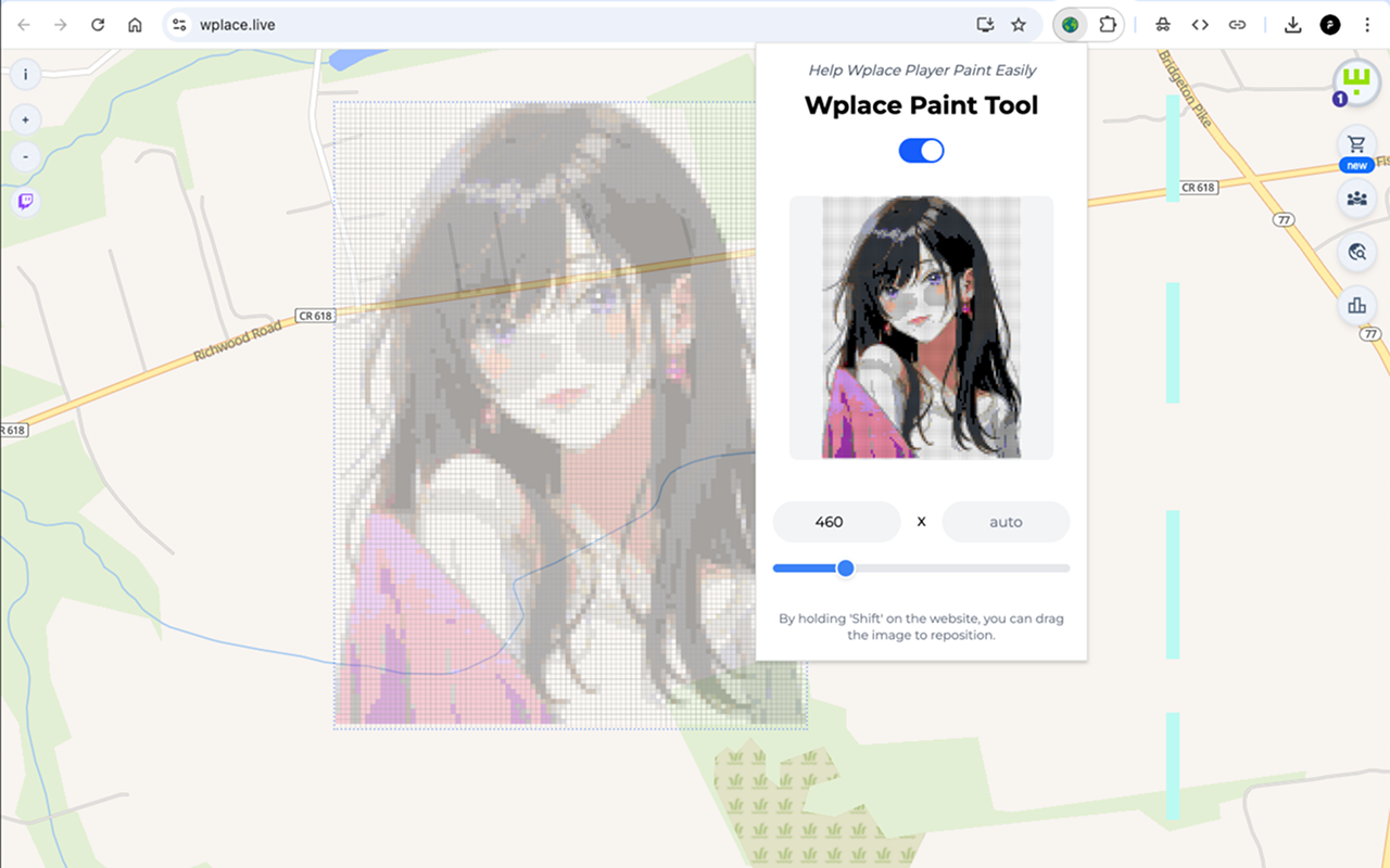 Wplace Paint Tool