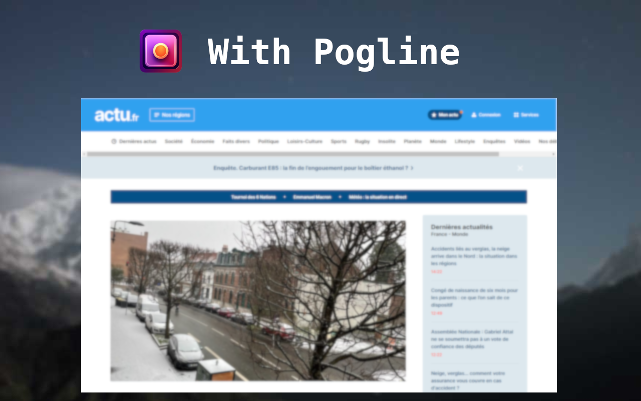 Pogline