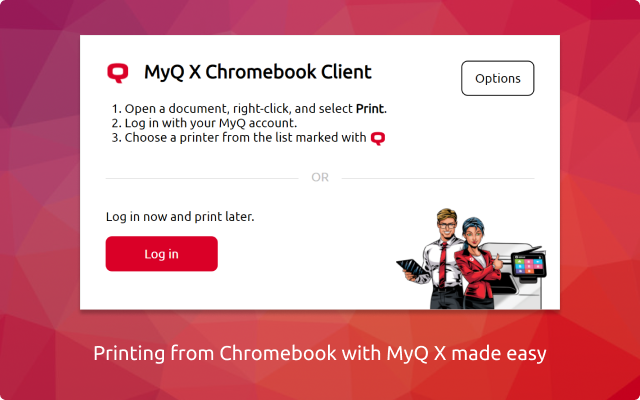 MyQ X Chromebook Client