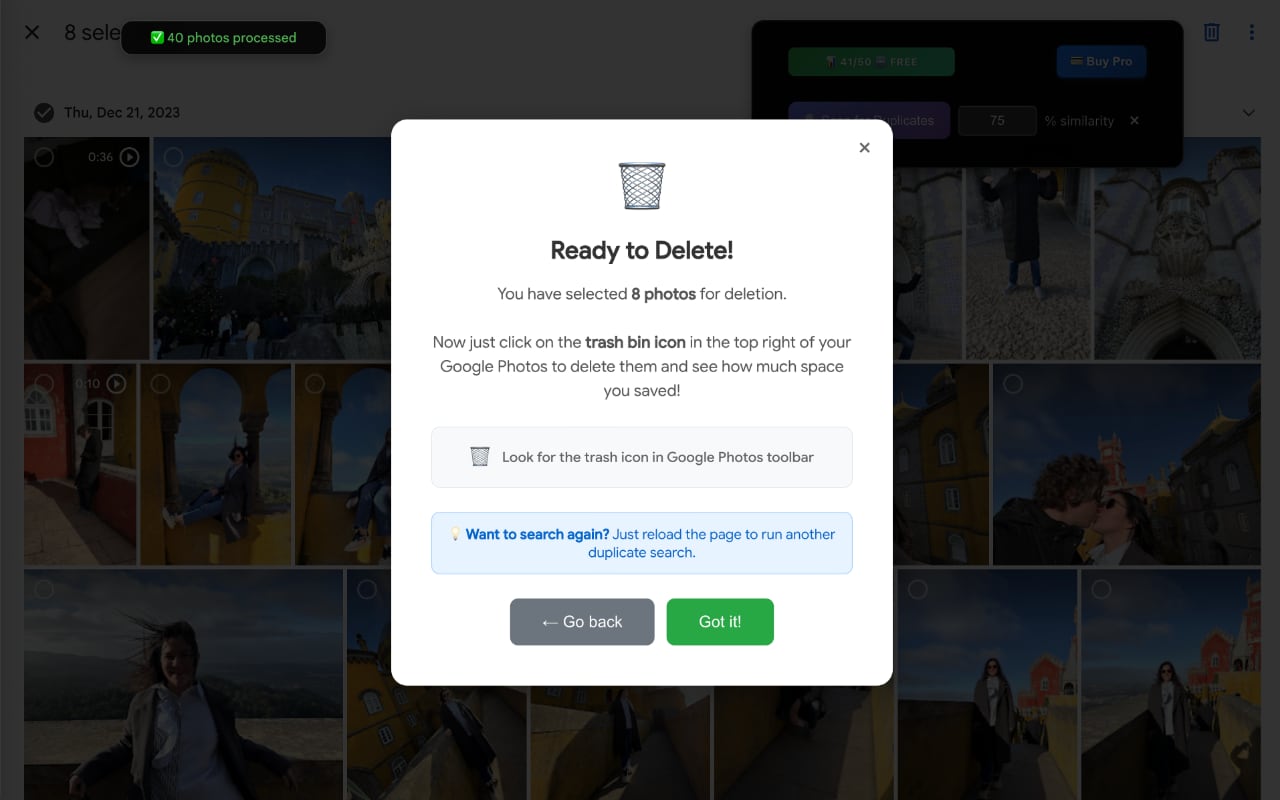 Google Photos Duplicate Remover - Delete Duplicate & Similar Images