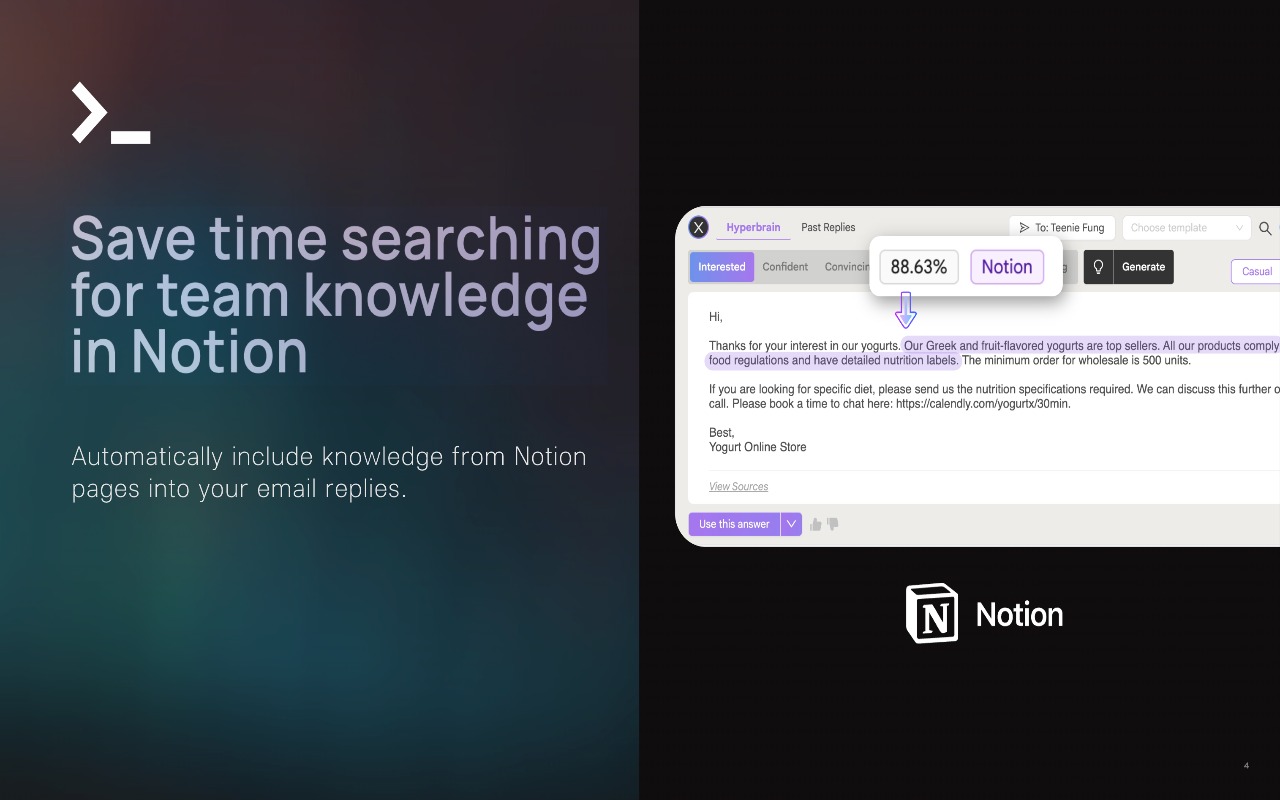 Hypertype: AI generated answers