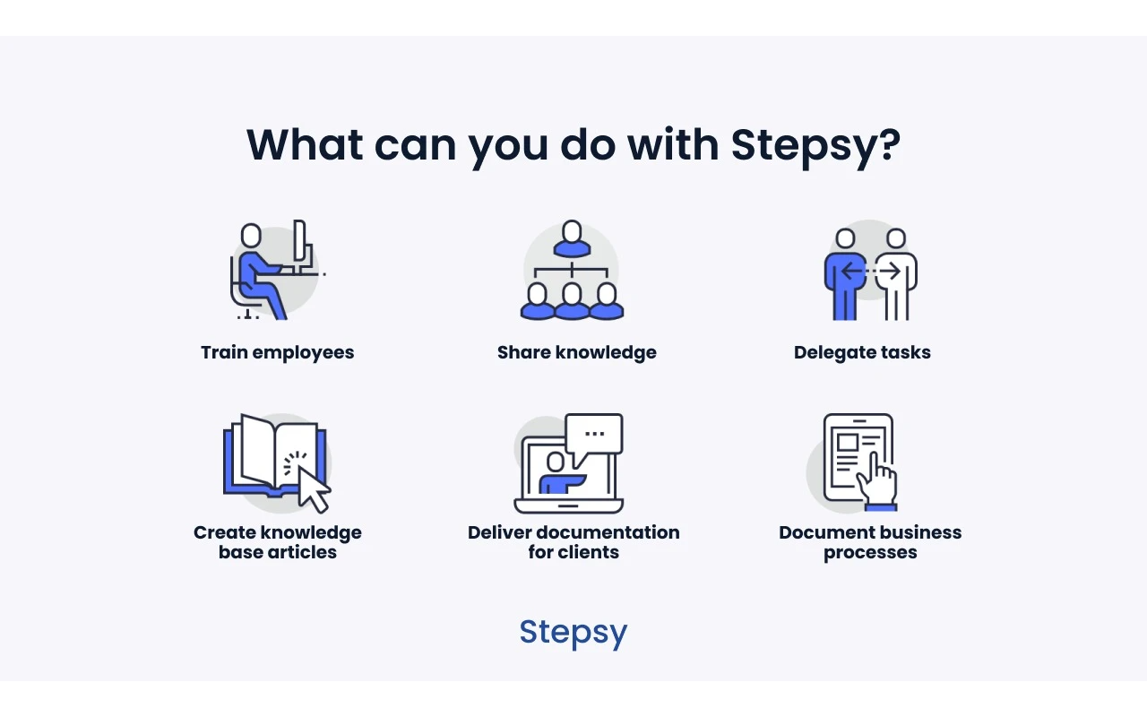 Stepsy: create step-by-step guide with screenshots