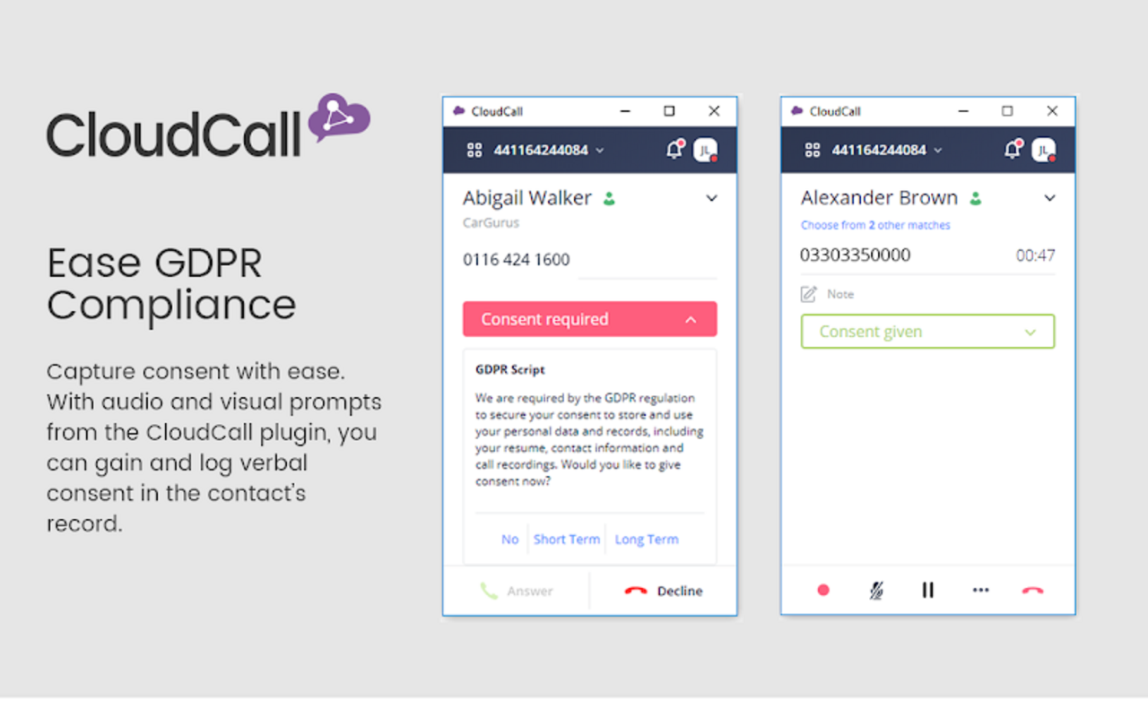 CloudCall Unified Communications for CRM - v3 Prelaunch