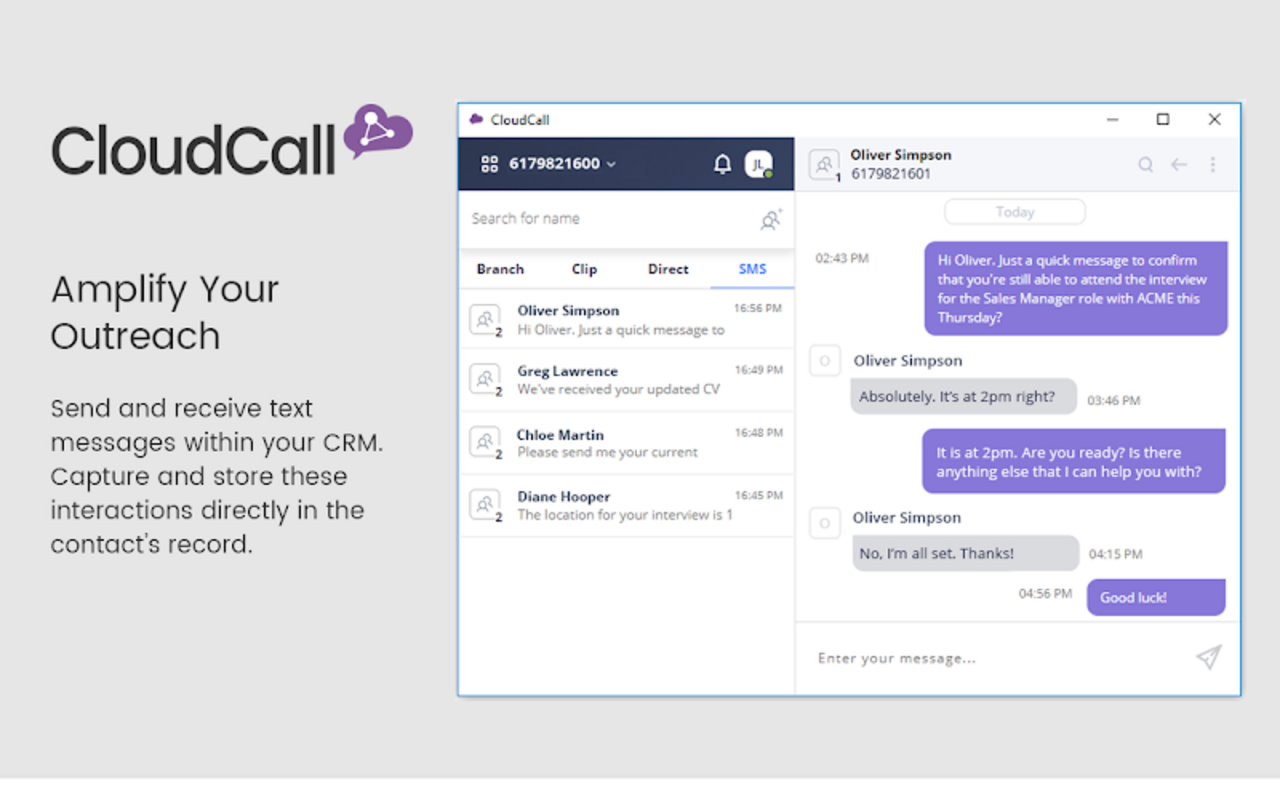 CloudCall Unified Communications for CRM - v3 Prelaunch