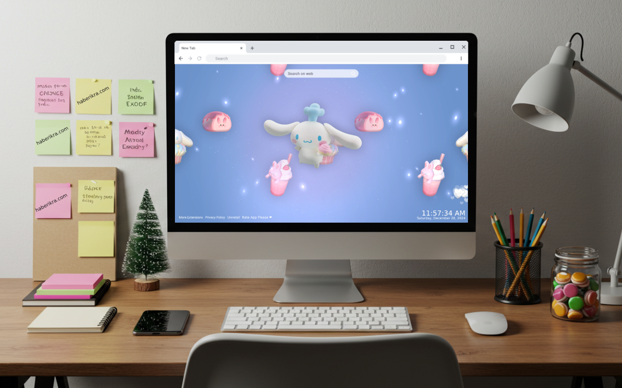 Cinnamoroll New Tab Live Wallpaper