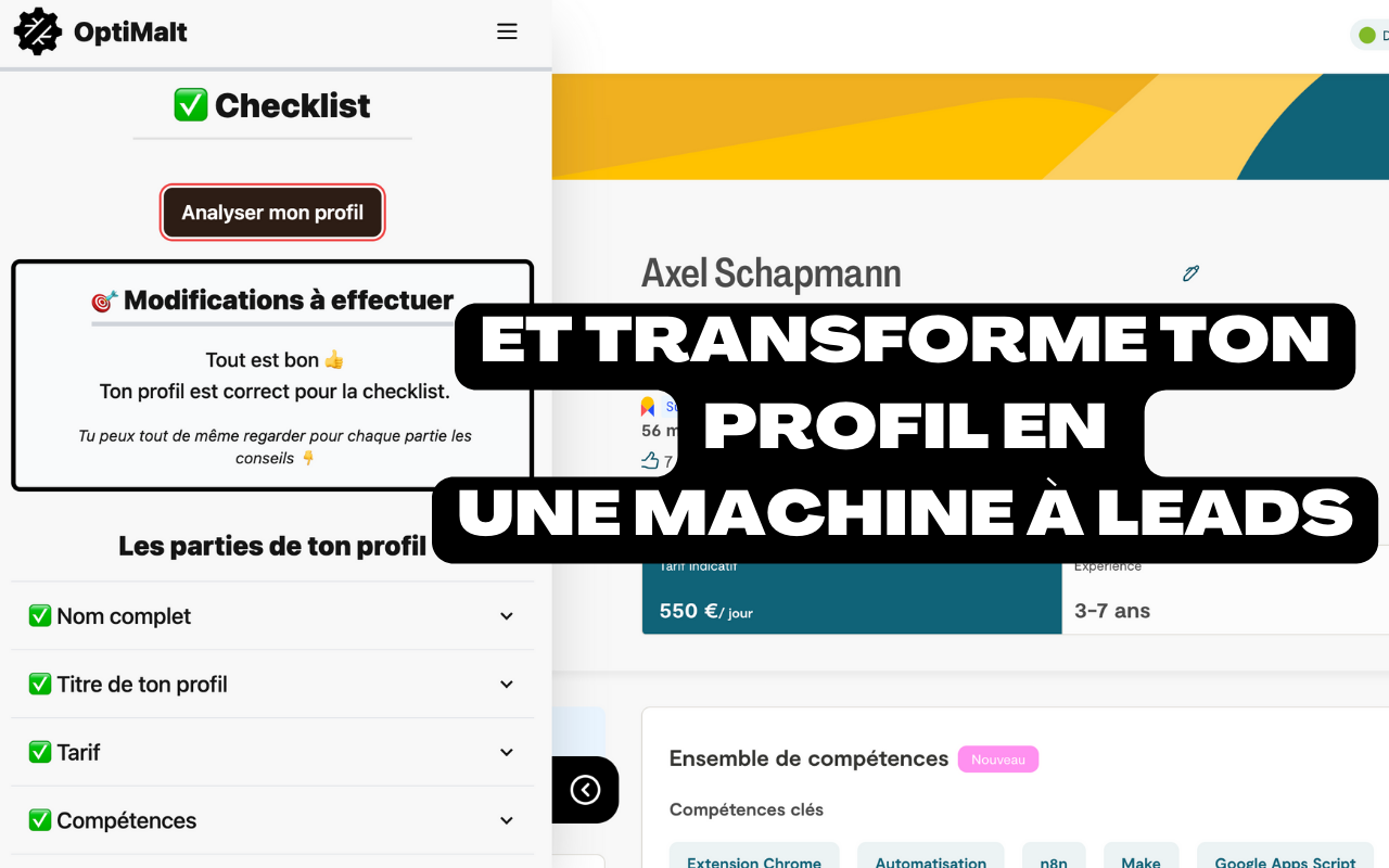 OptiMalt : optimise ton profil Malt