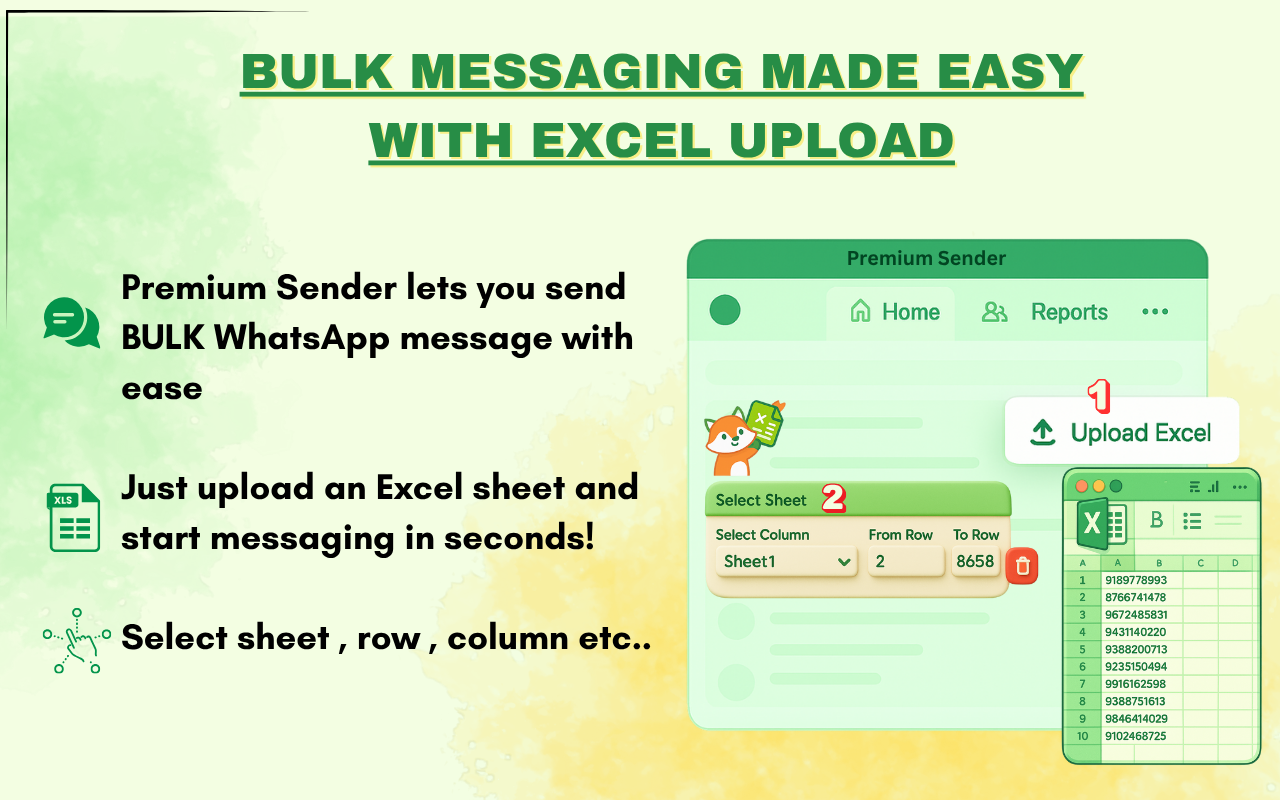 WA Bulk Sender - Premium Sender