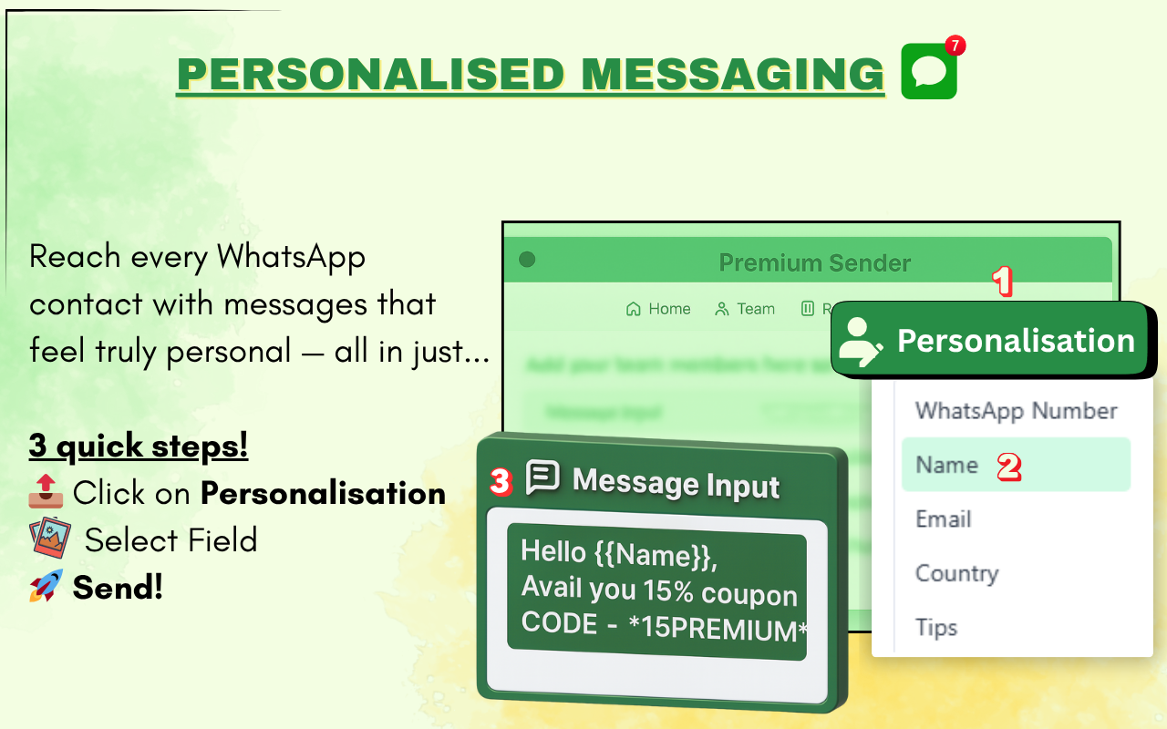 WA Bulk Sender - Premium Sender