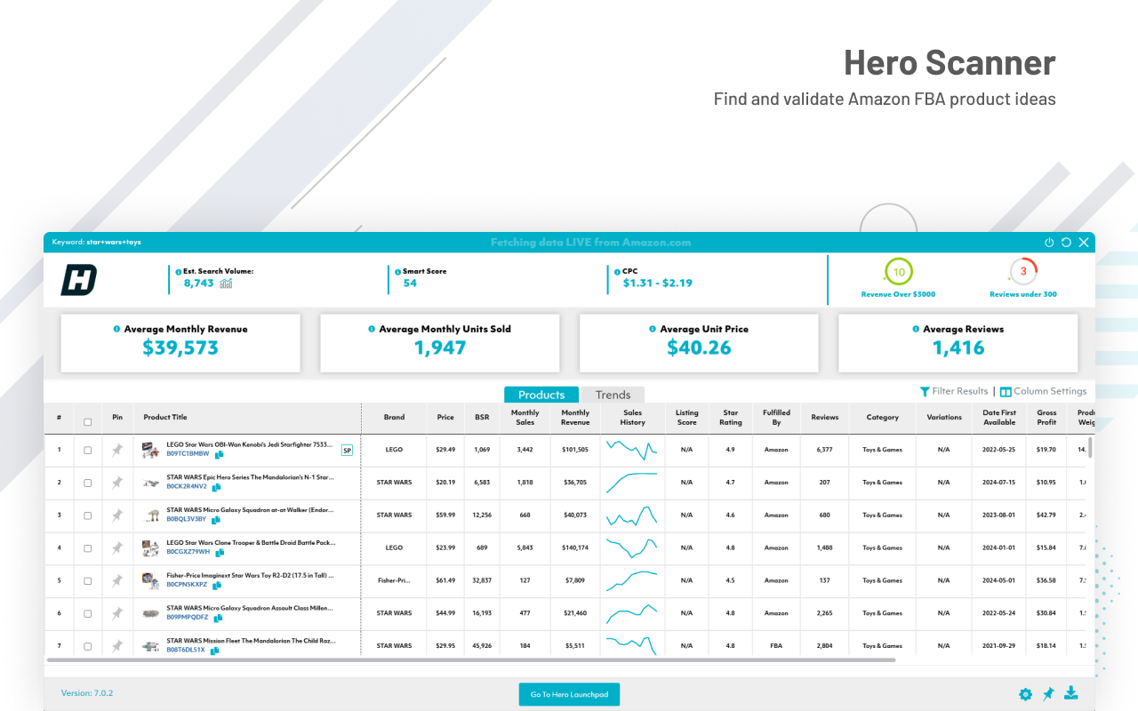 Hero Launchpad - Product Scanner