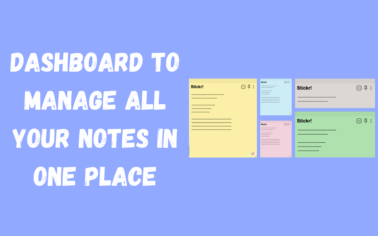 Stickr - Sticky notes for Web