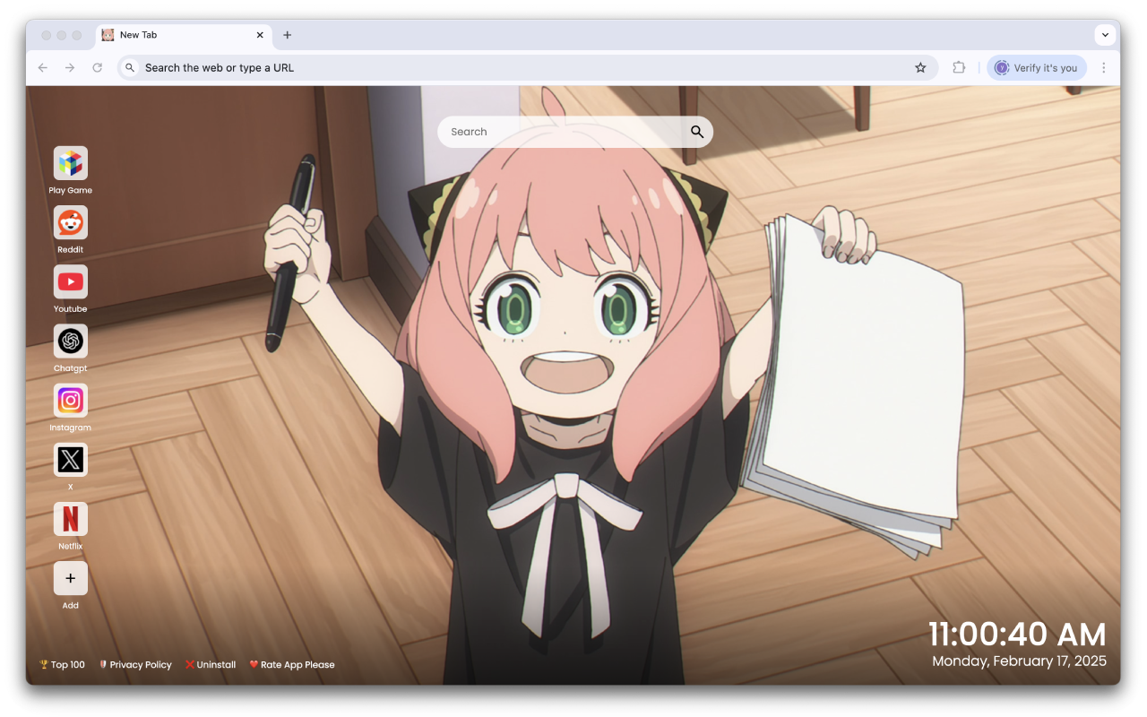 Anya Forger Wallpapers New Tab