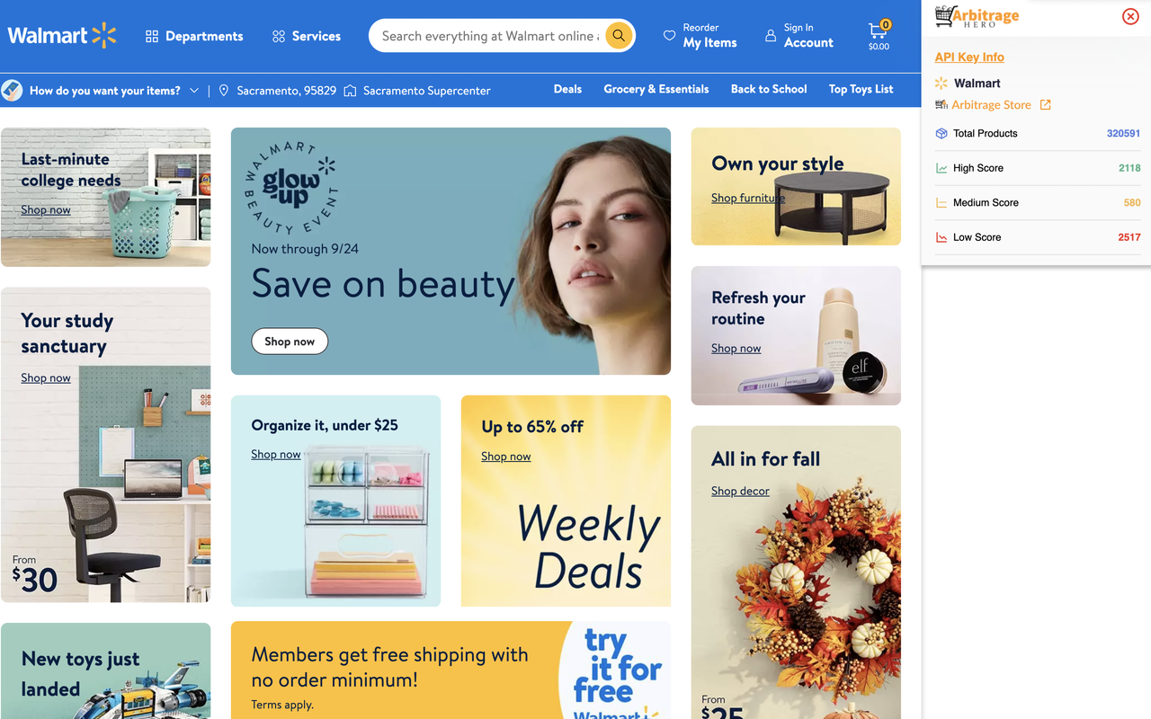 Arbitrage Hero - Amazon FBA Sourcing Tool