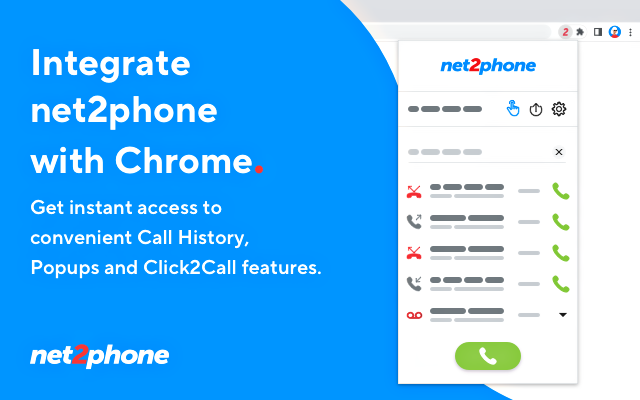 net2phone for Chrome