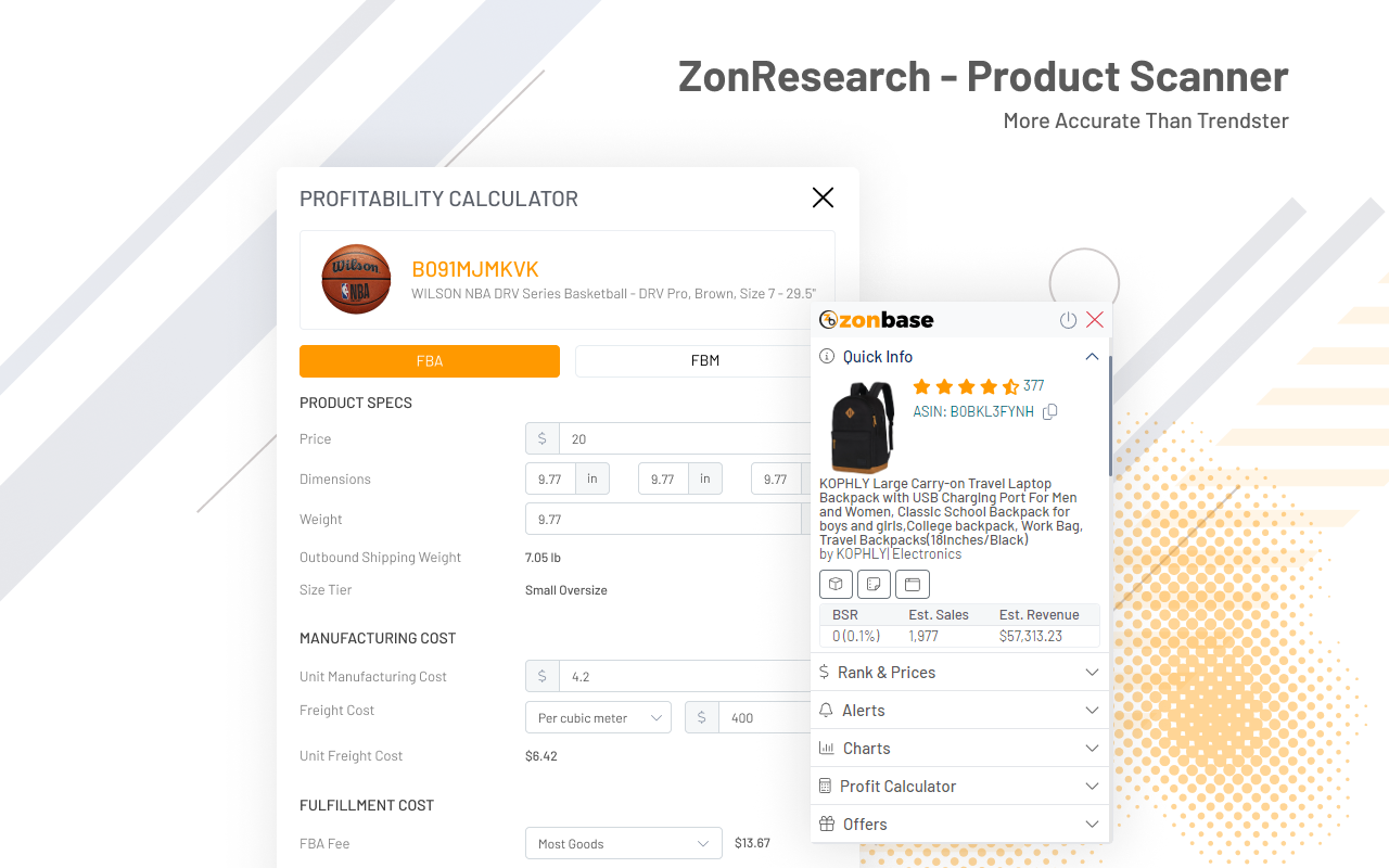ZonResearch - Product Scanner