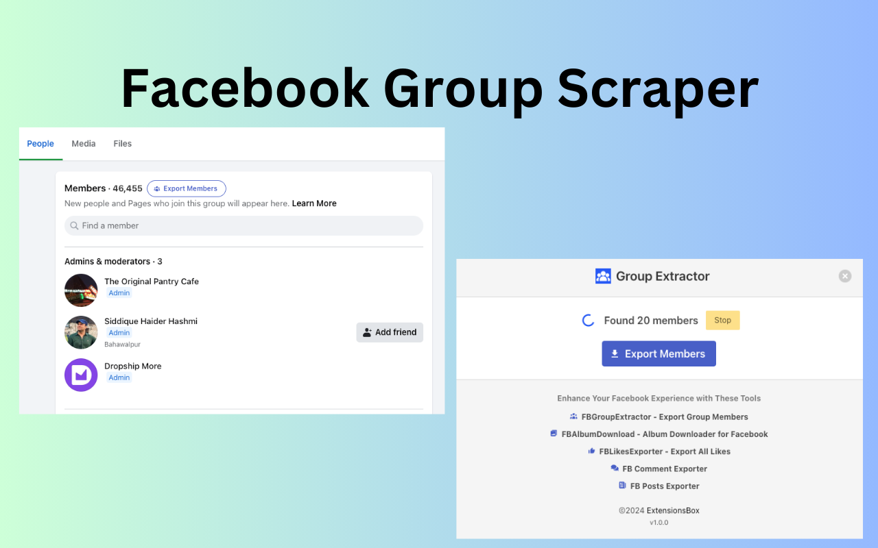 FB Group Scraper - Facebook Group Data Extractor