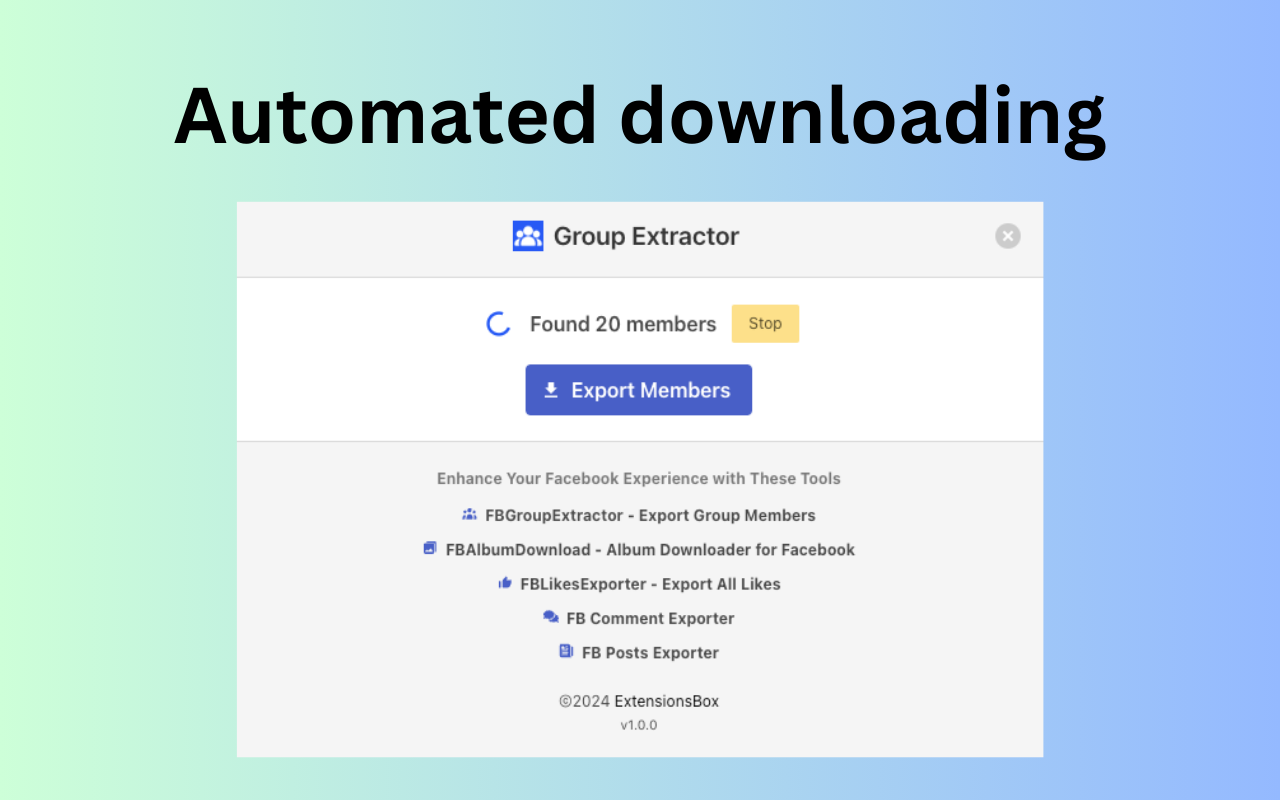 FB Group Scraper - Facebook Group Data Extractor