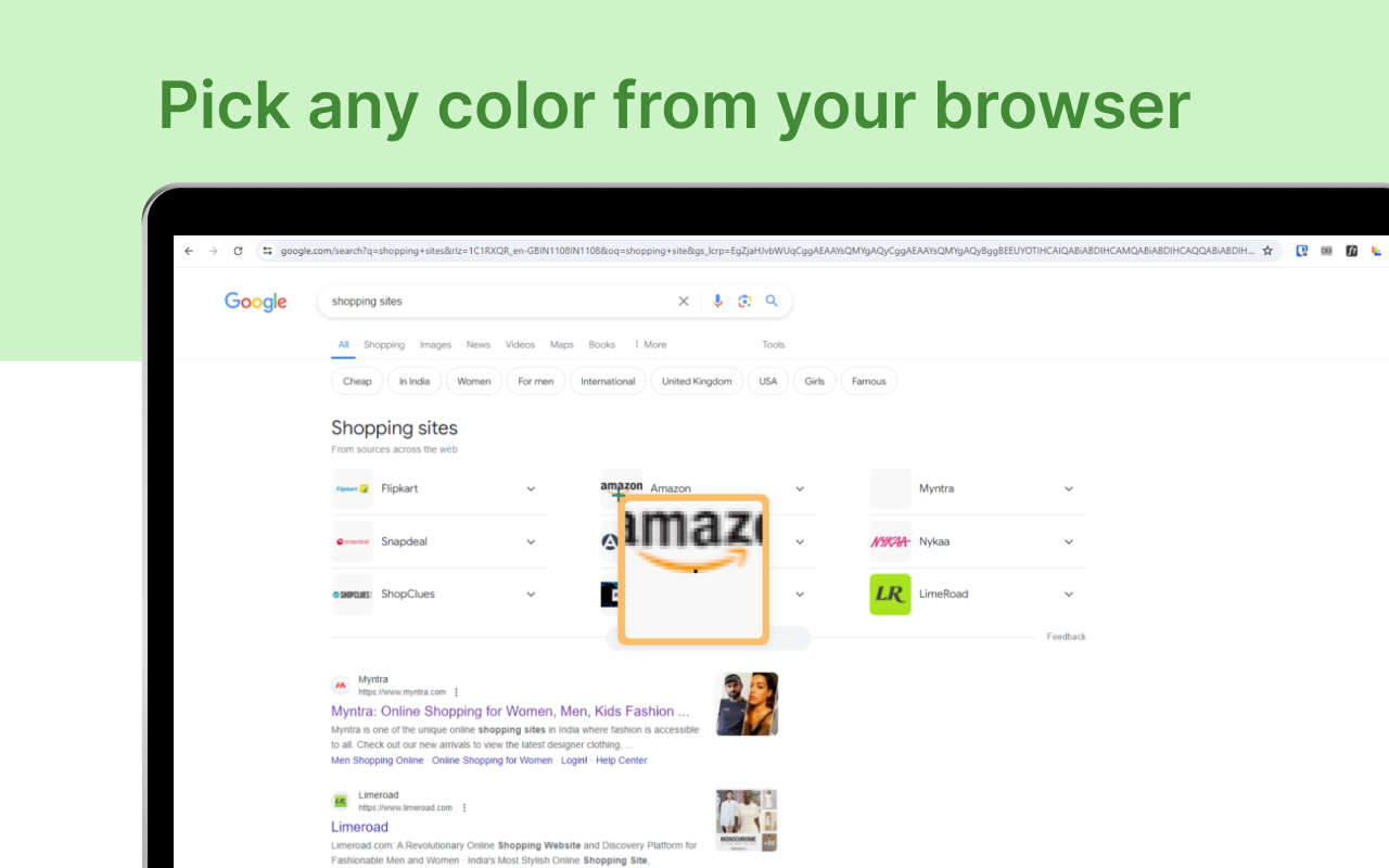 Color Picker Chrome extension