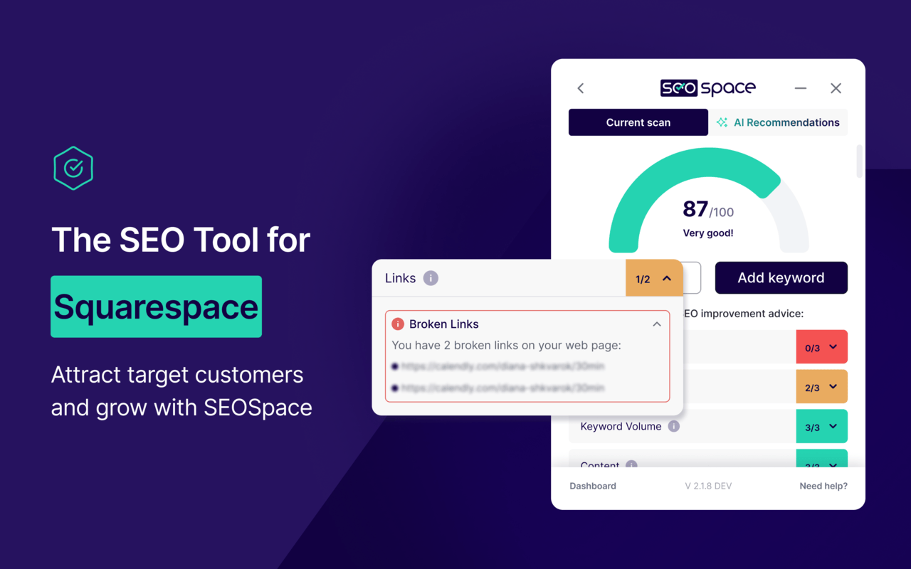 SEOSpace - The SEO Plugin for Squarespace