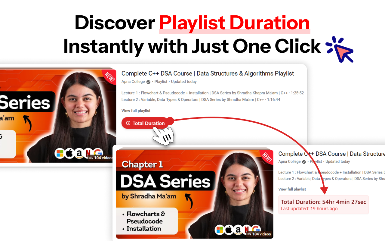 Youtube Playlist Guru: Search, Sort, Filter & Calculate Playlist Duration