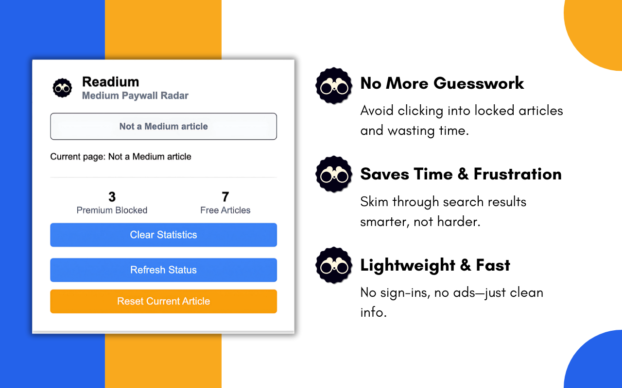 Readium - Medium Paywall Radar