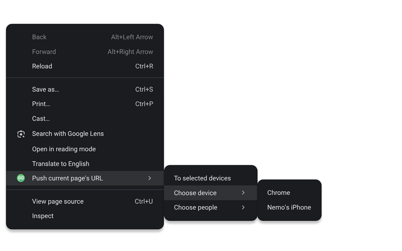 Push Go for Pushbullet