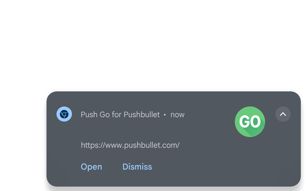 Push Go for Pushbullet
